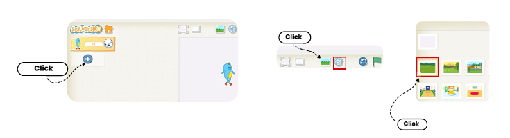 Add Character and Background